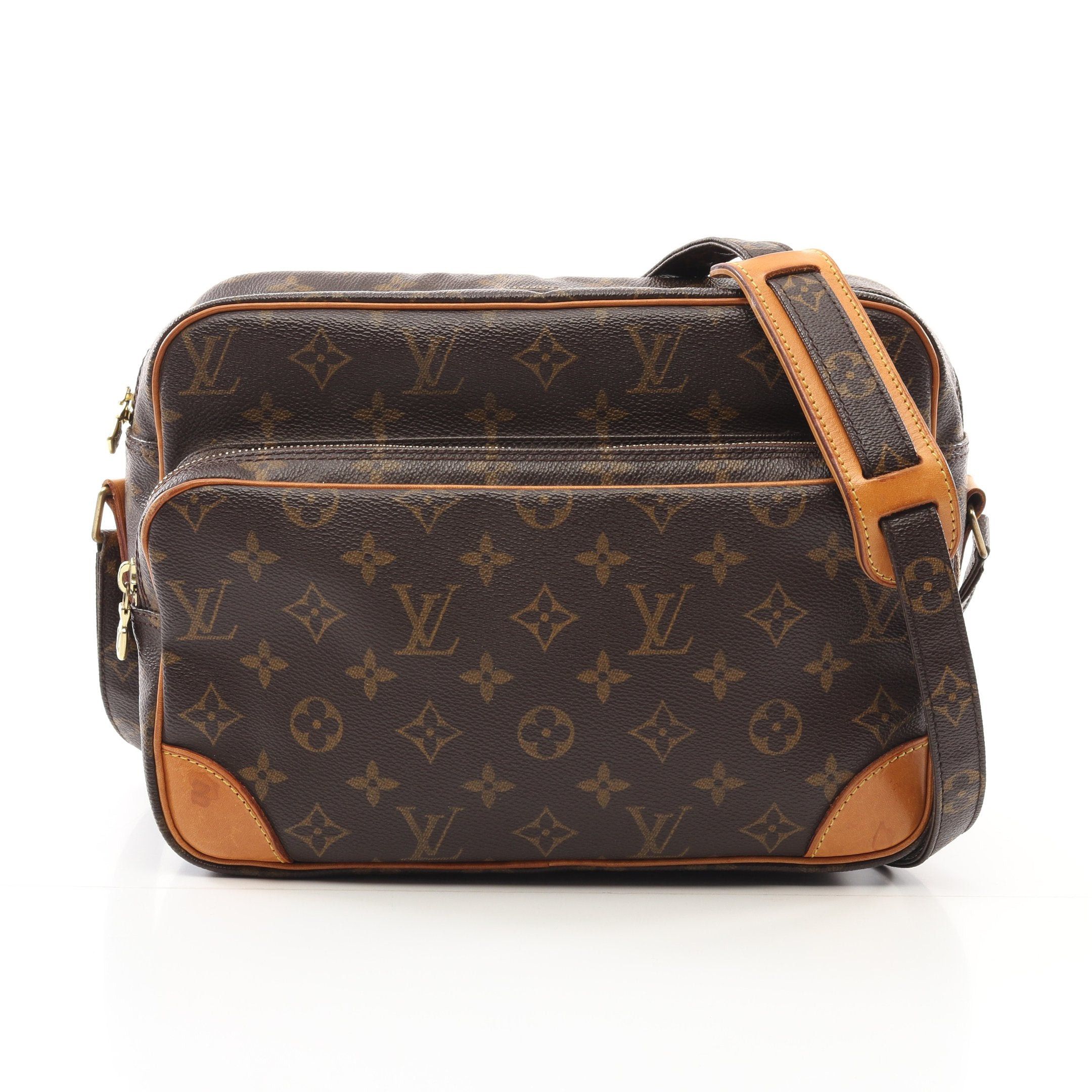 Louis Vuitton Louis Vuitton Nil Monogram Shoulder Bag Leather Brown Size ONE SIZE - 1 Thumbnail