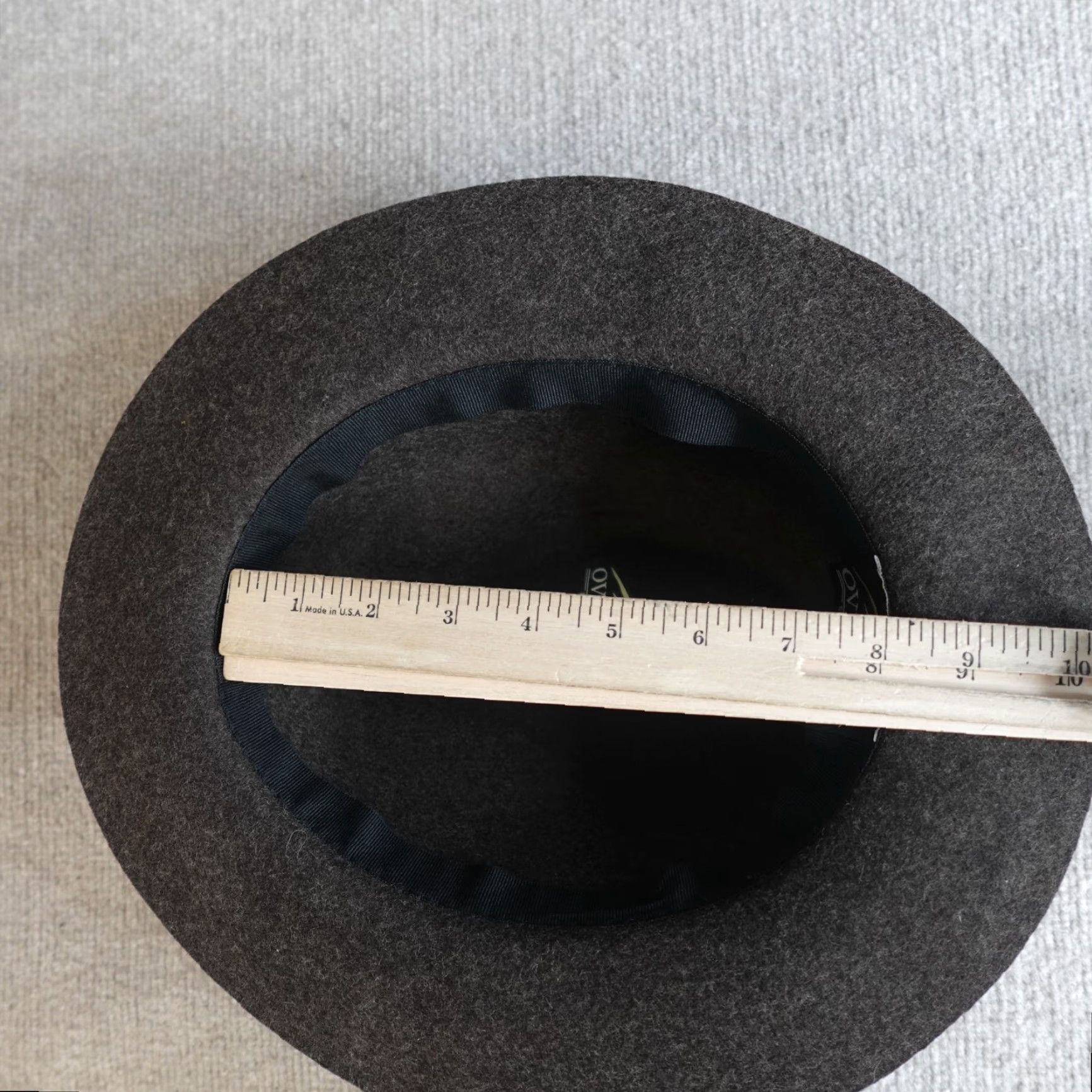 Vintage VINTAGE Overland Fedora Hat L Brown Wool Felt Mens Size ONE SIZE - 7 Thumbnail