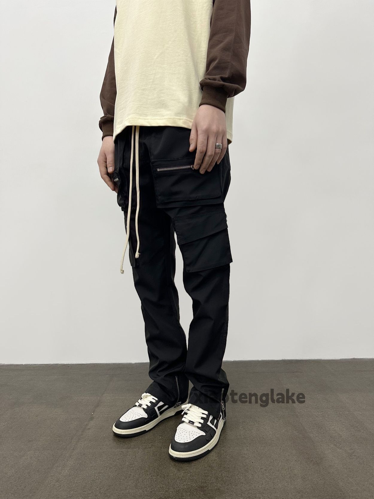 Designer × Japanese Brand × Vintage zipper punk grunge bootcut utility tactical pants Size US 32 / EU 48 - 1 Thumbnail