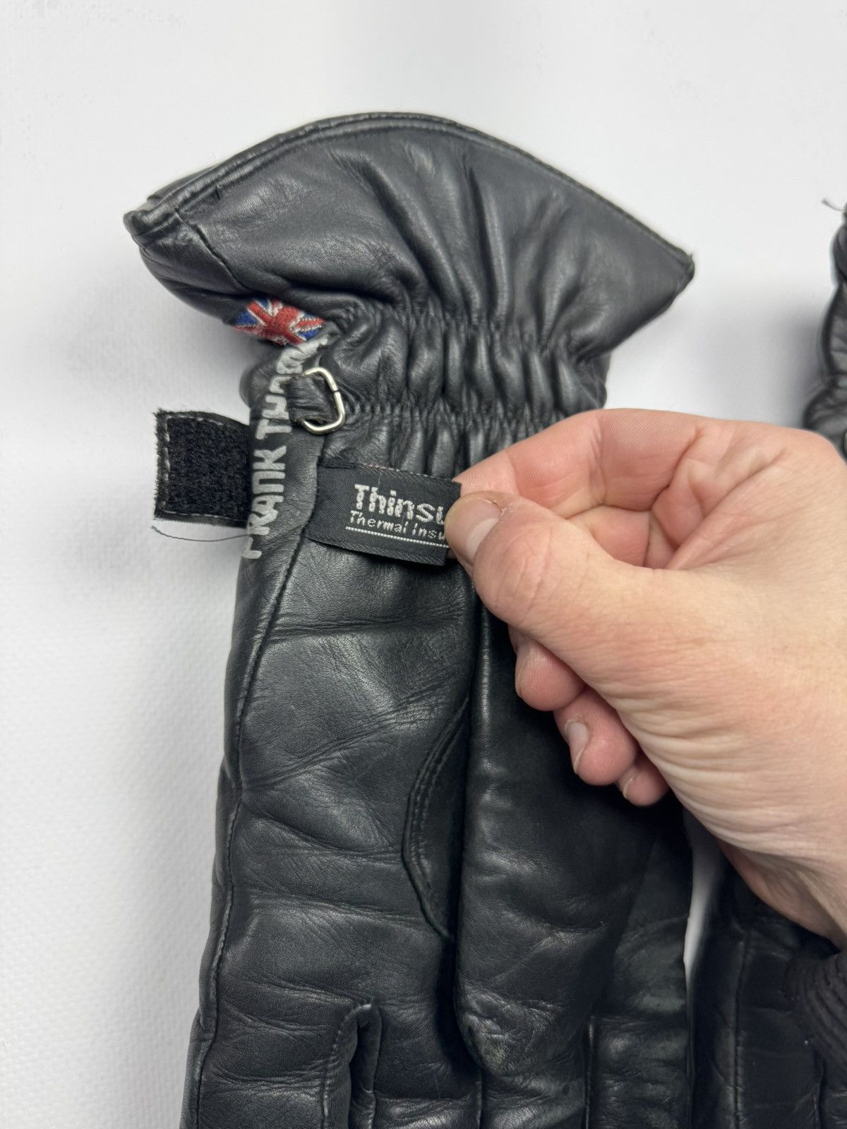 Vintage Vintage Frank Thomas Leather Bike Gloves Size ONE SIZE - 8 Thumbnail