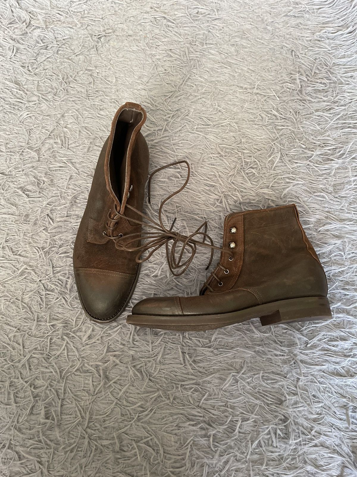 Designer × Scarosso Scarosso real leather suede boots Size US 8.5 / EU 41-42 - 1 Thumbnail