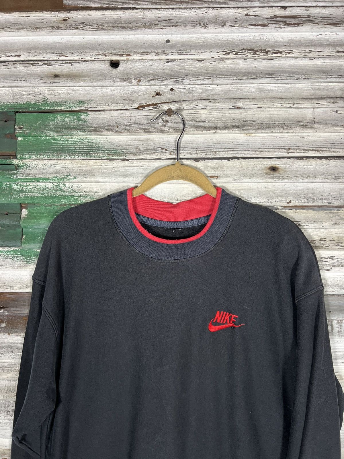 Nike × Vintage Vintage Njke Sweatshirt Size US XL / EU 56 / 4 - 3 Thumbnail
