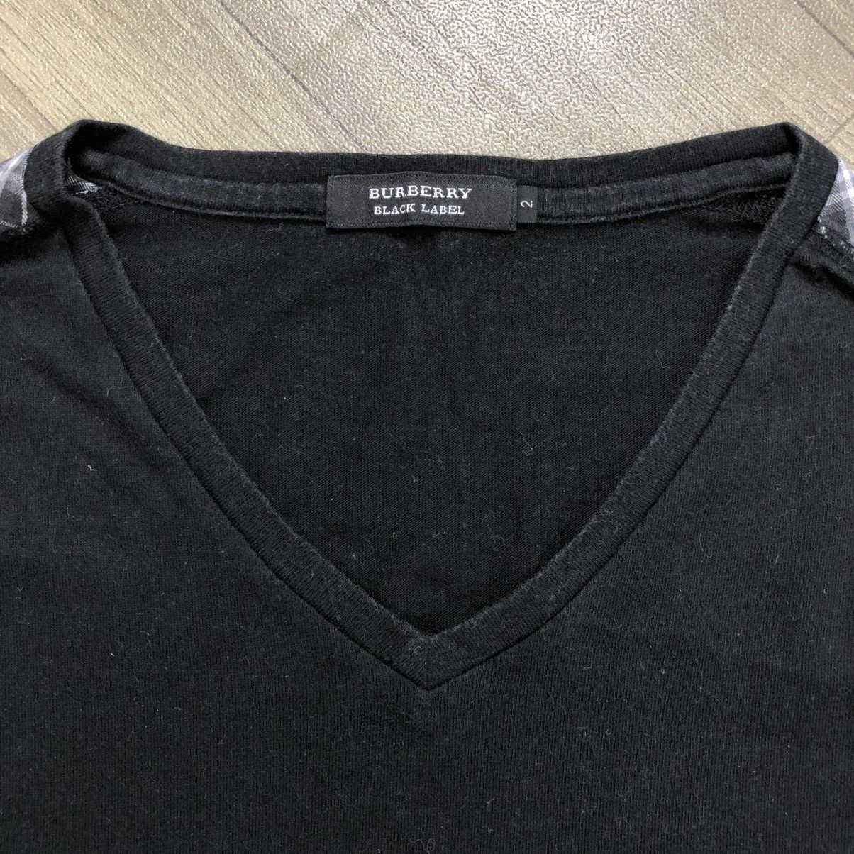 Black Label × Burberry × Designer Vintage Burberry Black Label Nova Check V Neck Long Sleeve Size US M / EU 48-50 / 2 - 3 Thumbnail