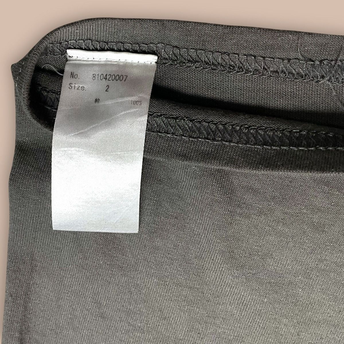 Number (N)ine Number (N)ine DENIM L/S Grey Tee Size US L / EU 52-54 / 3 - 9 Thumbnail