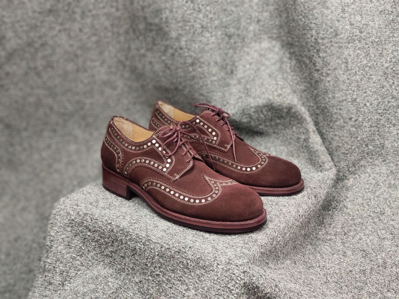 Jean Baptiste Rautureau Rare Jean Baptiste Rautureau suede leather Brogues Shoes Size US 7 / EU 40 - 4 Thumbnail