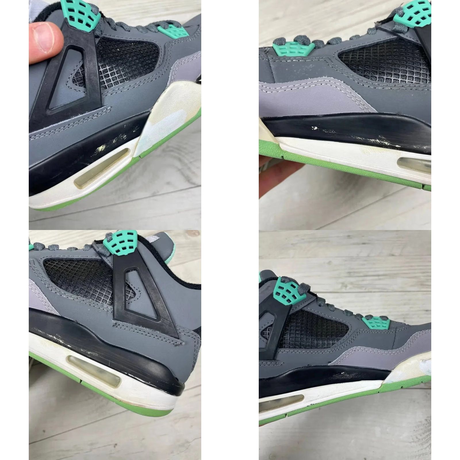 Jordan Brand Jordan Air Jordan 4 Retro Green Glow Sneakers Men US 8.5 Size US 9 / EU 42 - 9 Thumbnail