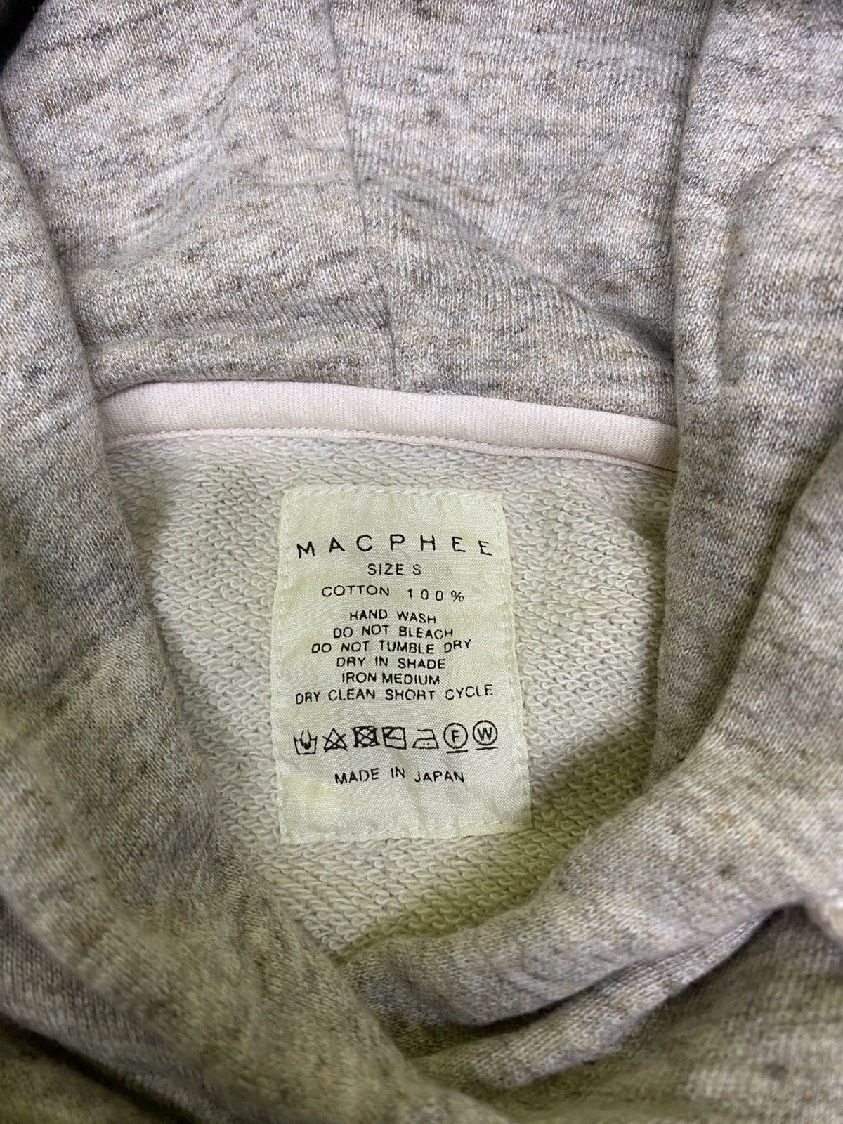 Japanese Brand MACPHEE Hoodie – Made in Japan Size S / US 4 / IT 40 - 5 Thumbnail