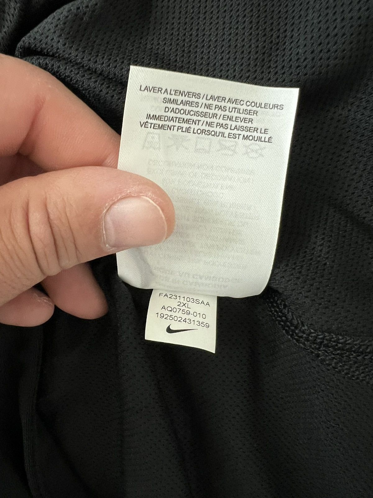 Nike Nike HyperStrong 4 Pads Compression Black Football Shirt Size US XXL / EU 58 / 5 - 7 Thumbnail
