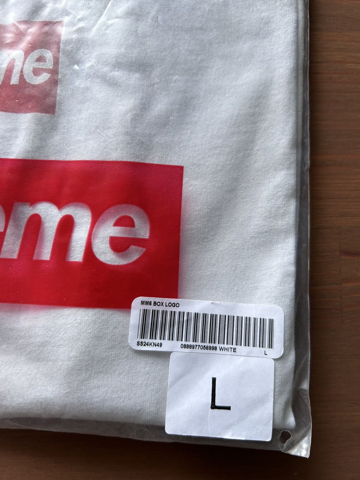 Maison Margiela × Supreme Supreme MM6 box logo tee Size US L / EU 52-54 / 3 - 9 Thumbnail