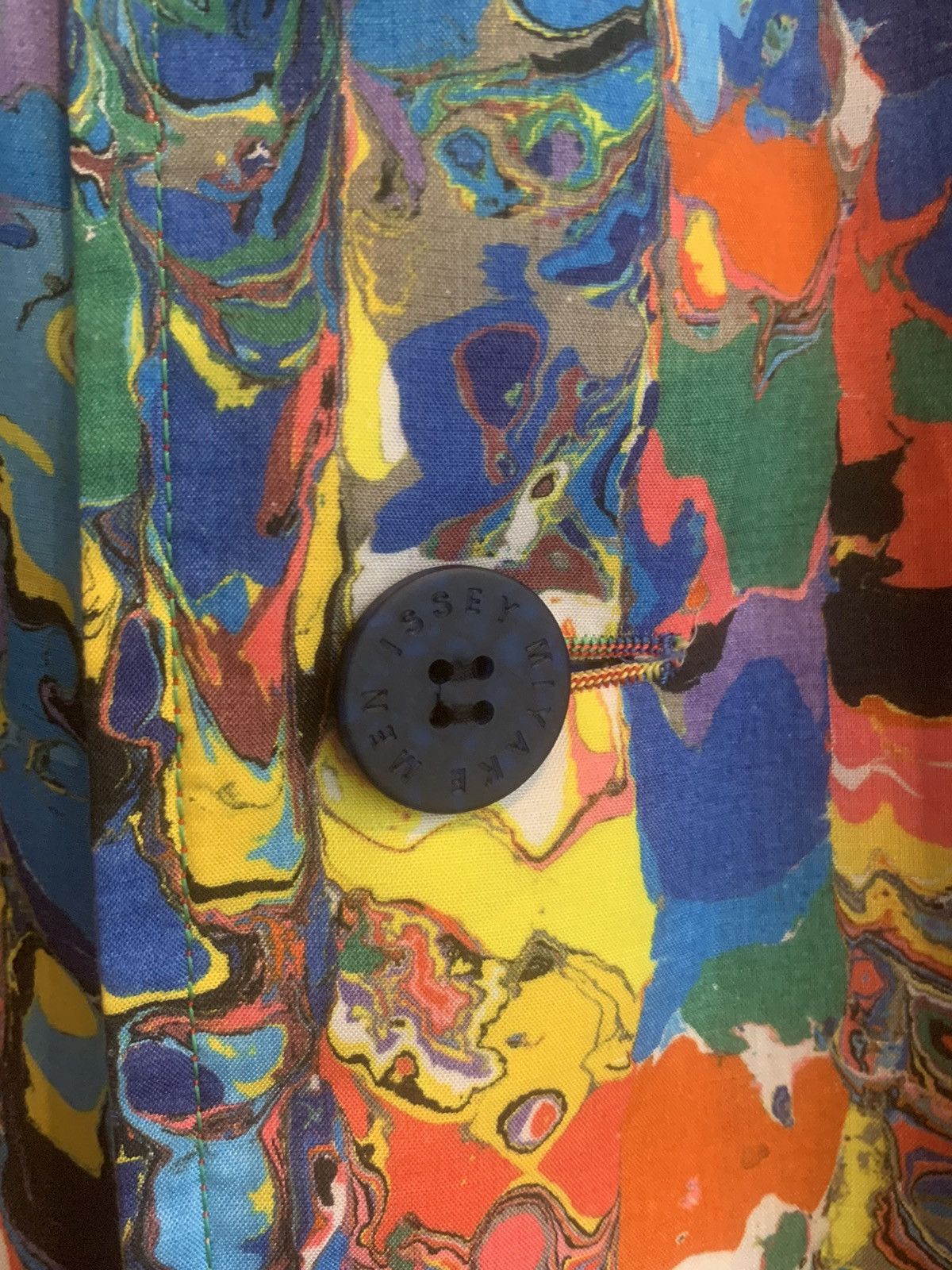 Issey Miyake Issey miyaki multicolored trench coat Size US S / EU 44-46 / 1 - 4 Thumbnail