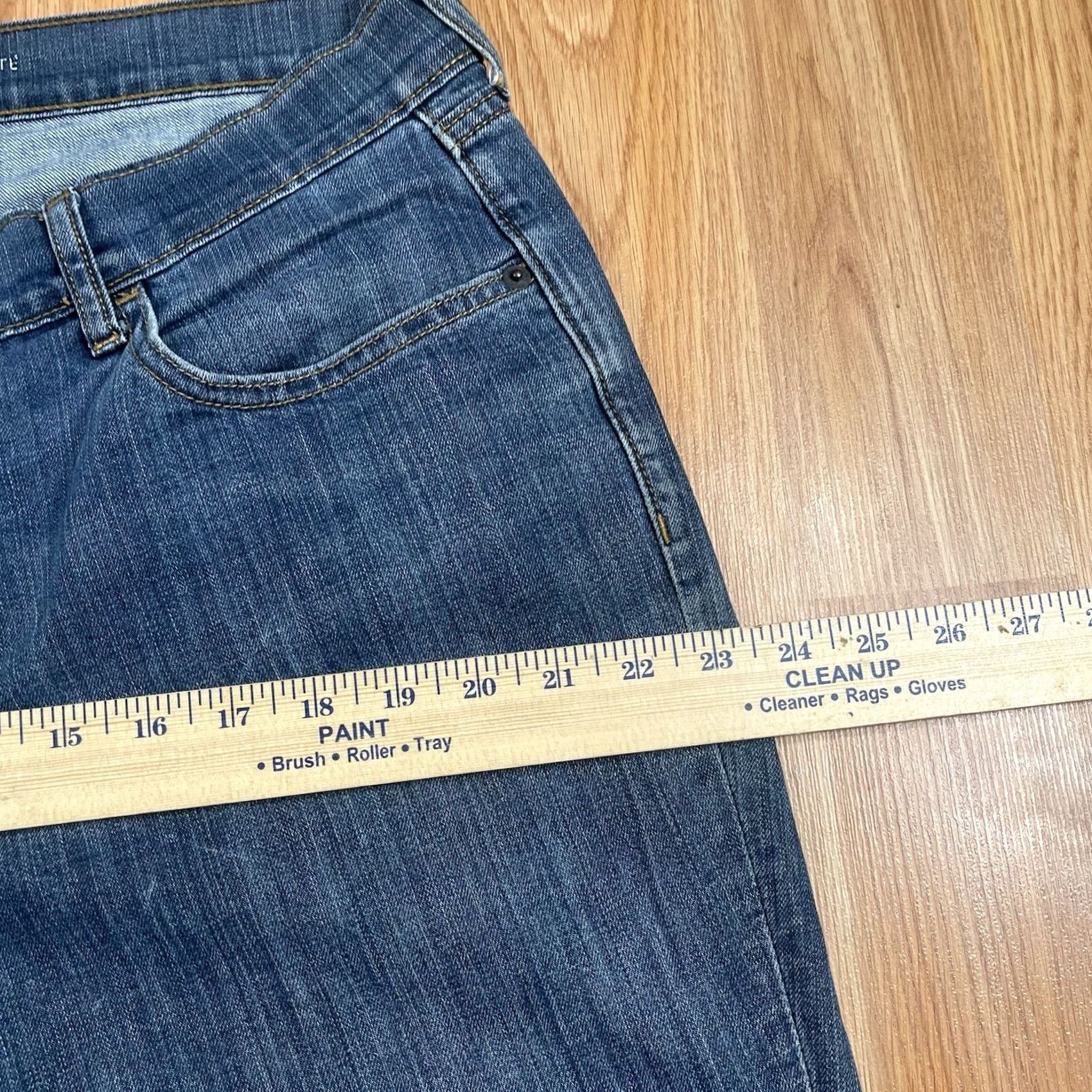 Old Navy Old Navy Jeans Womens 14 Boyfriend Skinny Leg Mid Rise Stretch Blue Denim Pants Size 36" / US 14 / IT 50 - 6 Thumbnail