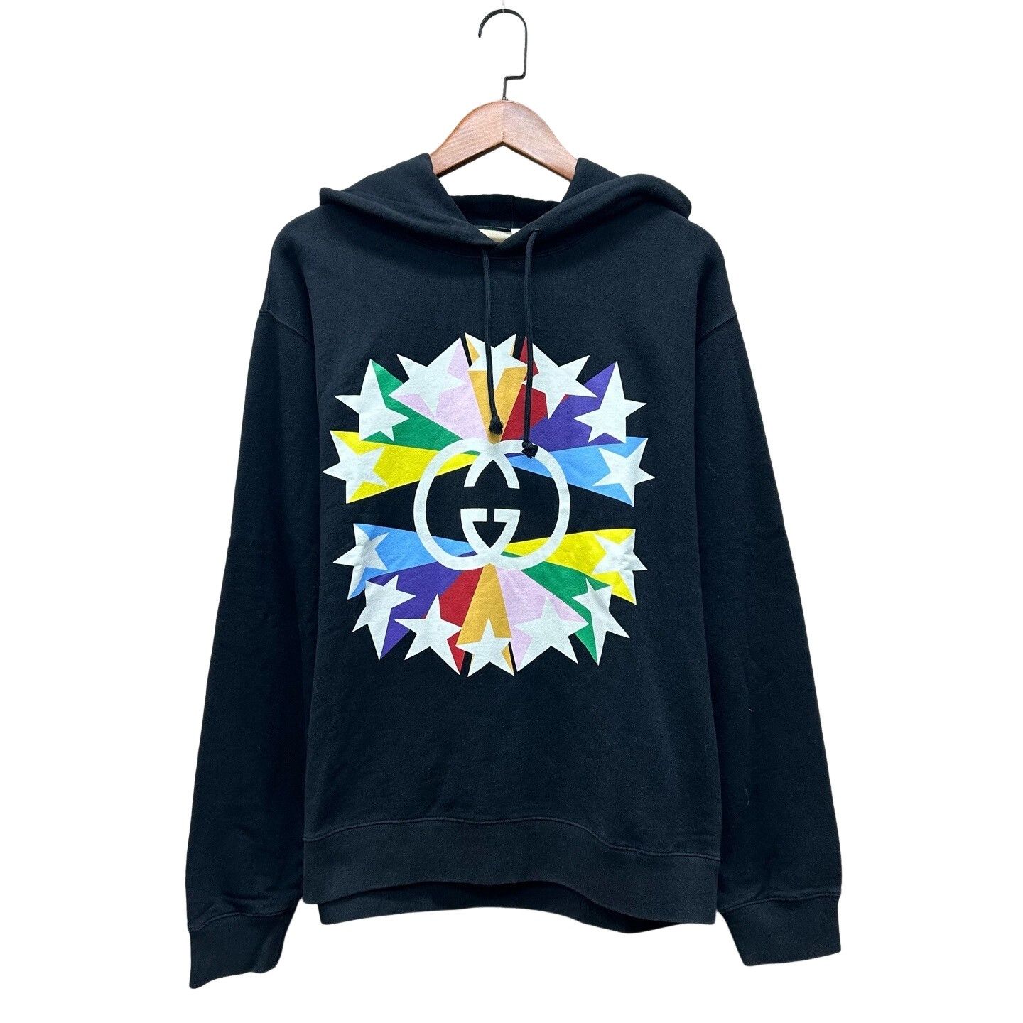 Gucci Gucci Star Logo Graphic Hoodie Size L Size US L / EU 52-54 / 3 - 1 Thumbnail