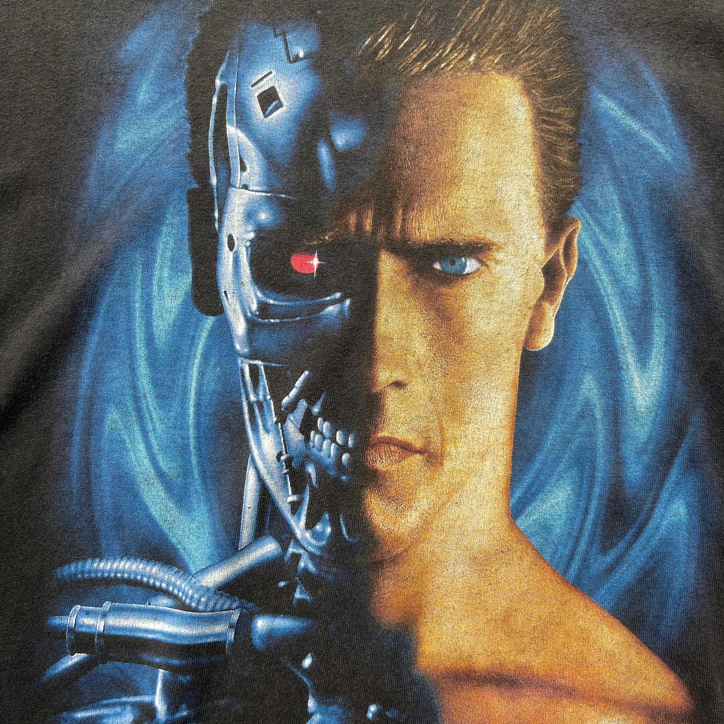 Universal Studios Vintage 90s Terminator T2 3D Promo Movie Sunfaded Tee 1993 Size US L / EU 52-54 / 3 - 3 Thumbnail