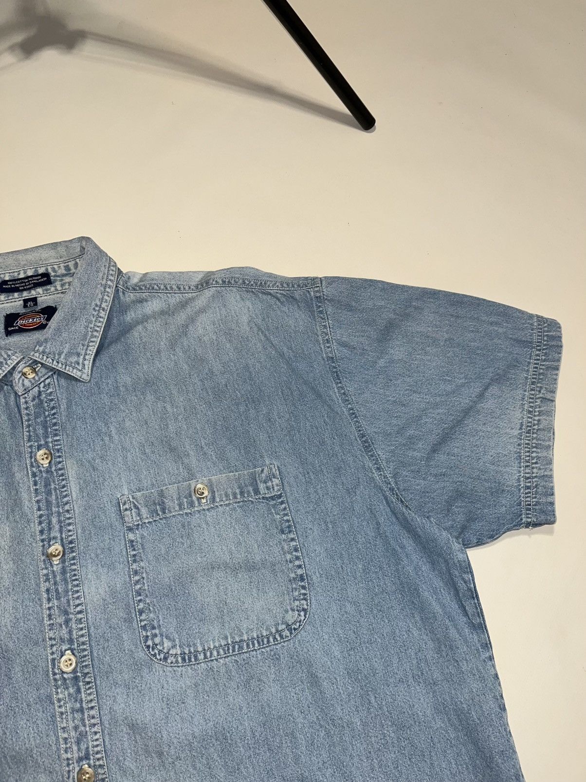 Dickies Vintage 90’s Dickies Button Up Denim Shirt Size US XL / EU 56 / 4 - 5 Thumbnail
