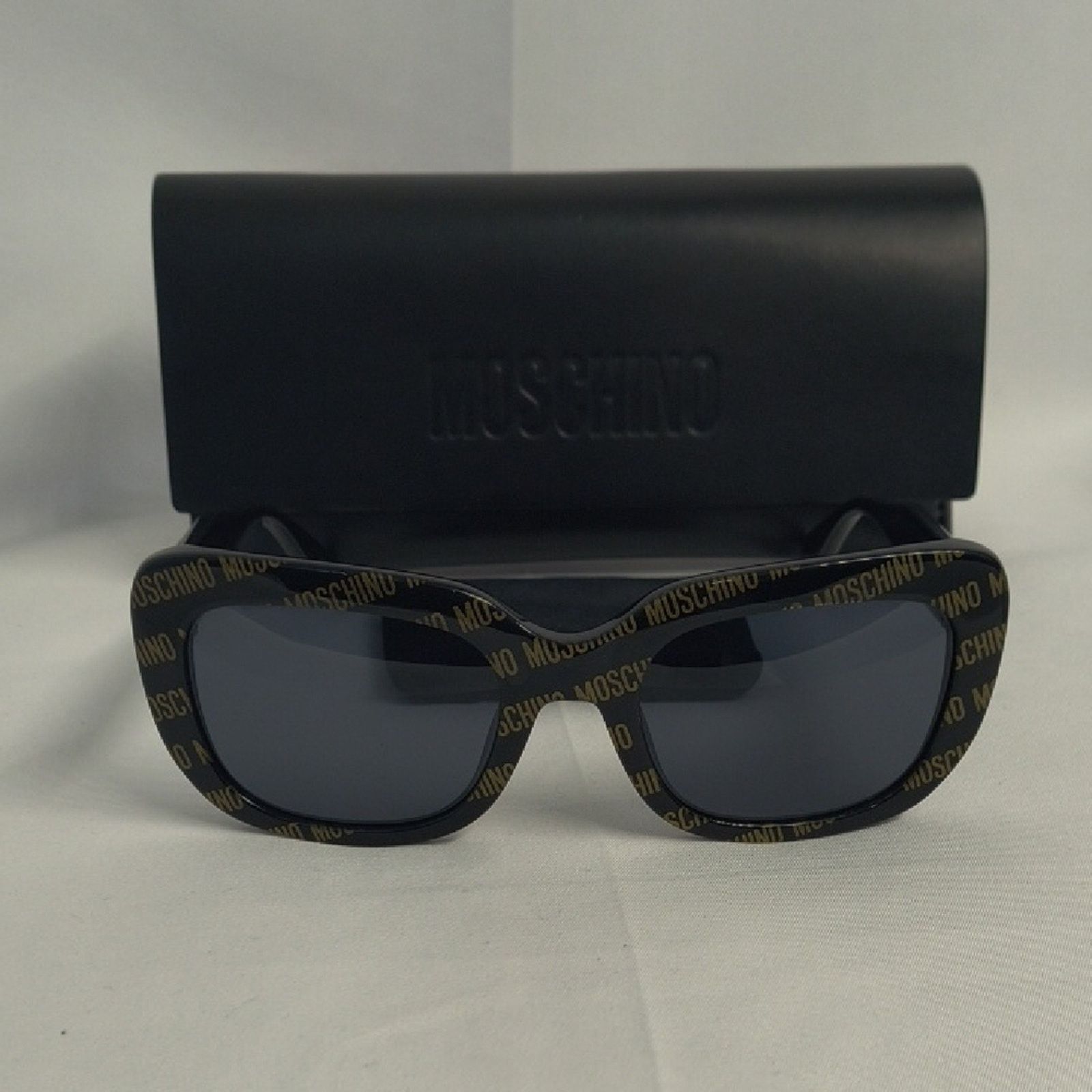Moschino New Moschino Black and Gold Sunglasses Size ONE SIZE - 3 Thumbnail