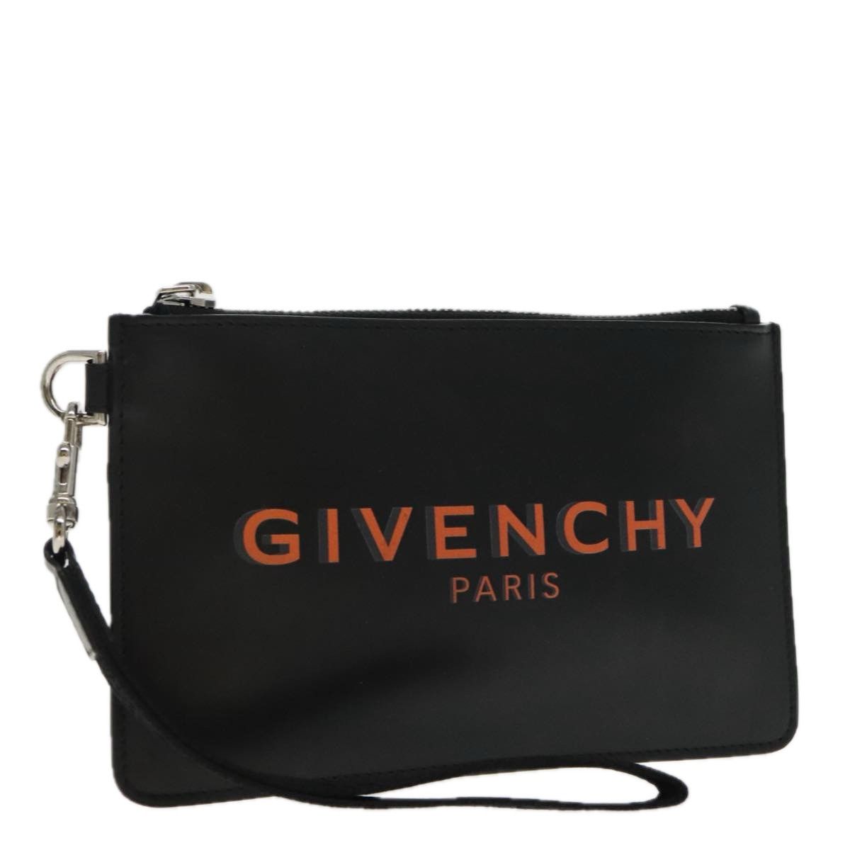 Givenchy Black Leather Clutch Bag (Pre-Owned) Size ONE SIZE - 1 Thumbnail