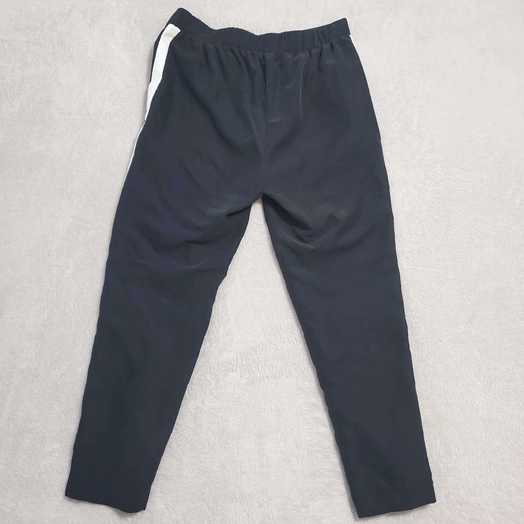 Drew Drew Sweatpants Women S Black White Stripe Modal Rayon Tapered USA Pants Inseam 25.5 in 28 in Waist 28" Hand Pockets Faux Fly Athleisure Jogger Casual Size 28" / US 6 / IT 42 - 2 Thumbnail