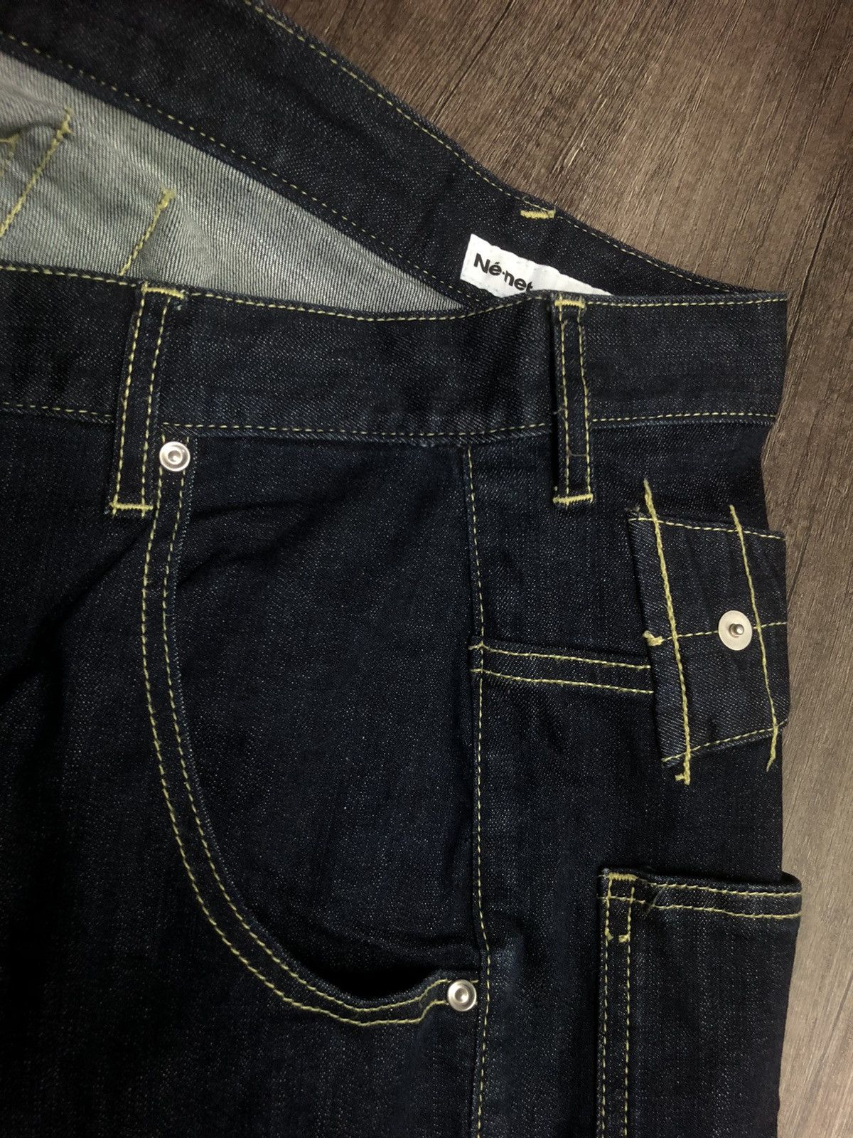 Issey Miyake × Ne-Net × Vintage Ne-net Issey Miyake Denim Jeans Japanese Designer Size 28" / US 6 / IT 42 - 11 Thumbnail