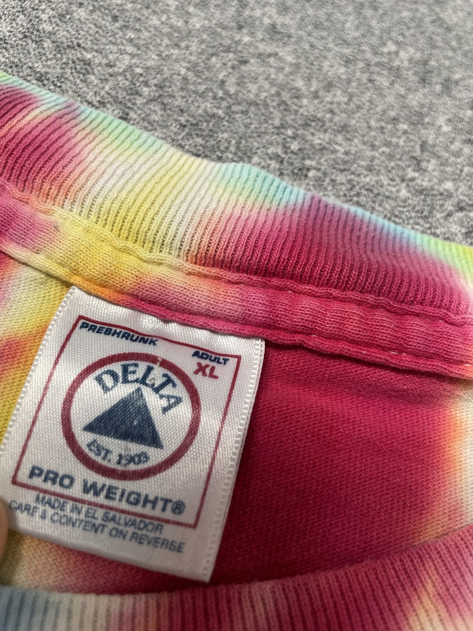 Delta Vintage 90s Bob Marley "Kaya" Tie-Dye Graphic T-Shirt Size US XL / EU 56 / 4 - 4 Thumbnail