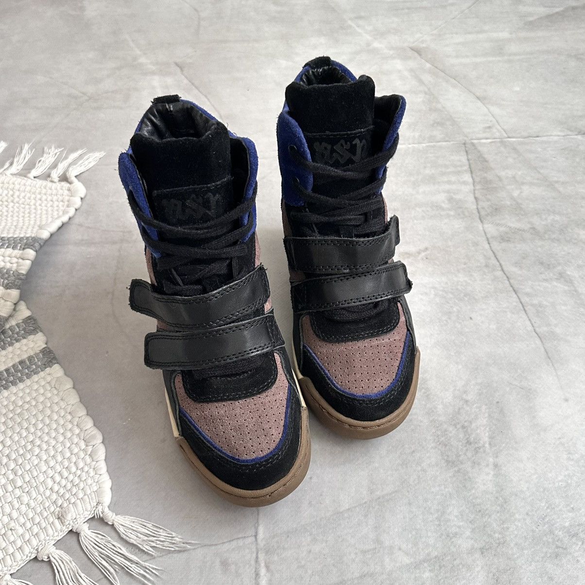 Isabel Marant ASH Straps Bekett Wedge Suede Sneakers Isabel Marant Style Size US 7 / IT 37 - 4 Thumbnail