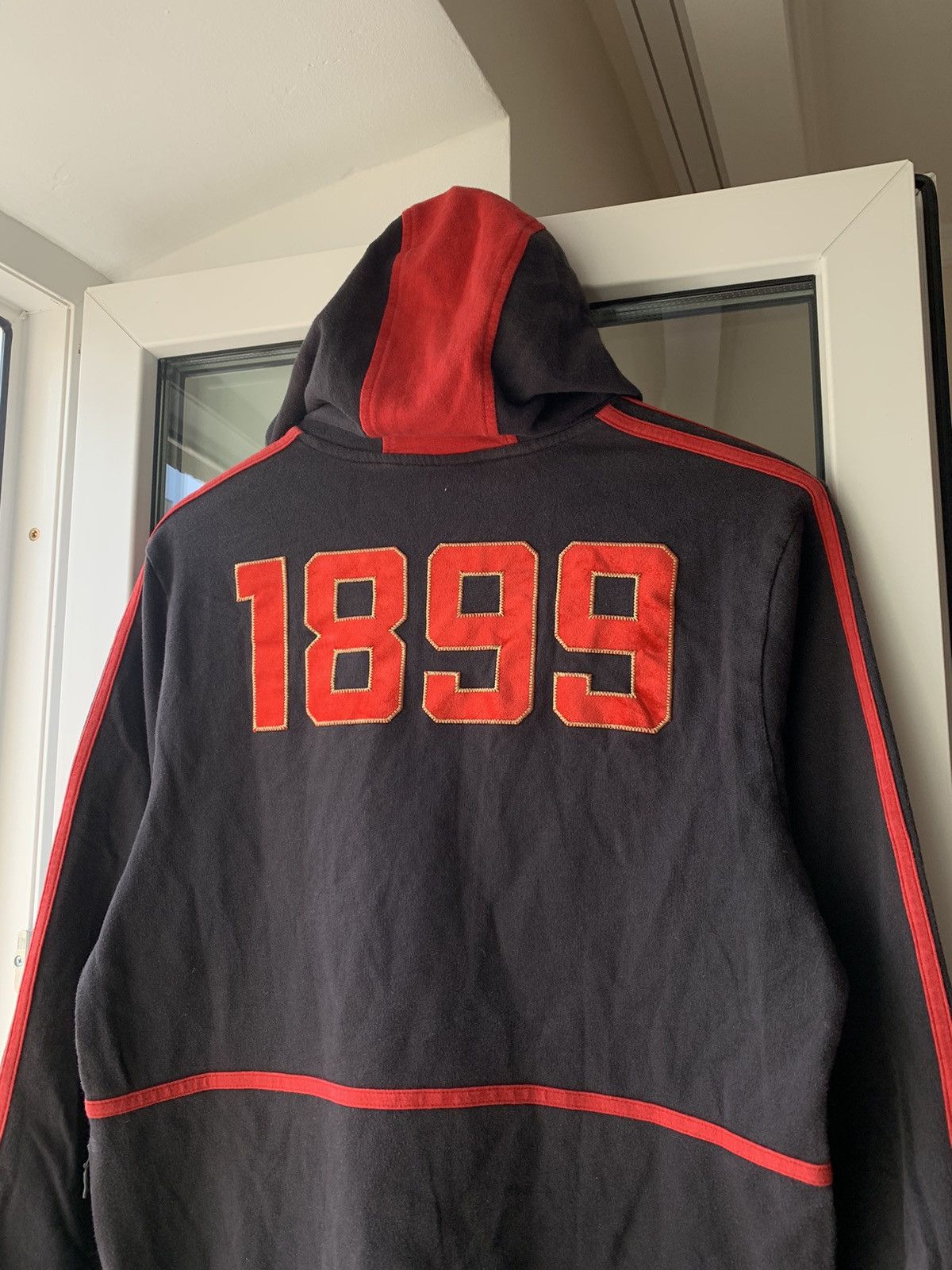 Adidas × Vintage 🔥ADIDAS AC MILAN VINTAGE 00’s BLOKCORE HOODIE TRACK Size US M / EU 48-50 / 2 - 8 Thumbnail