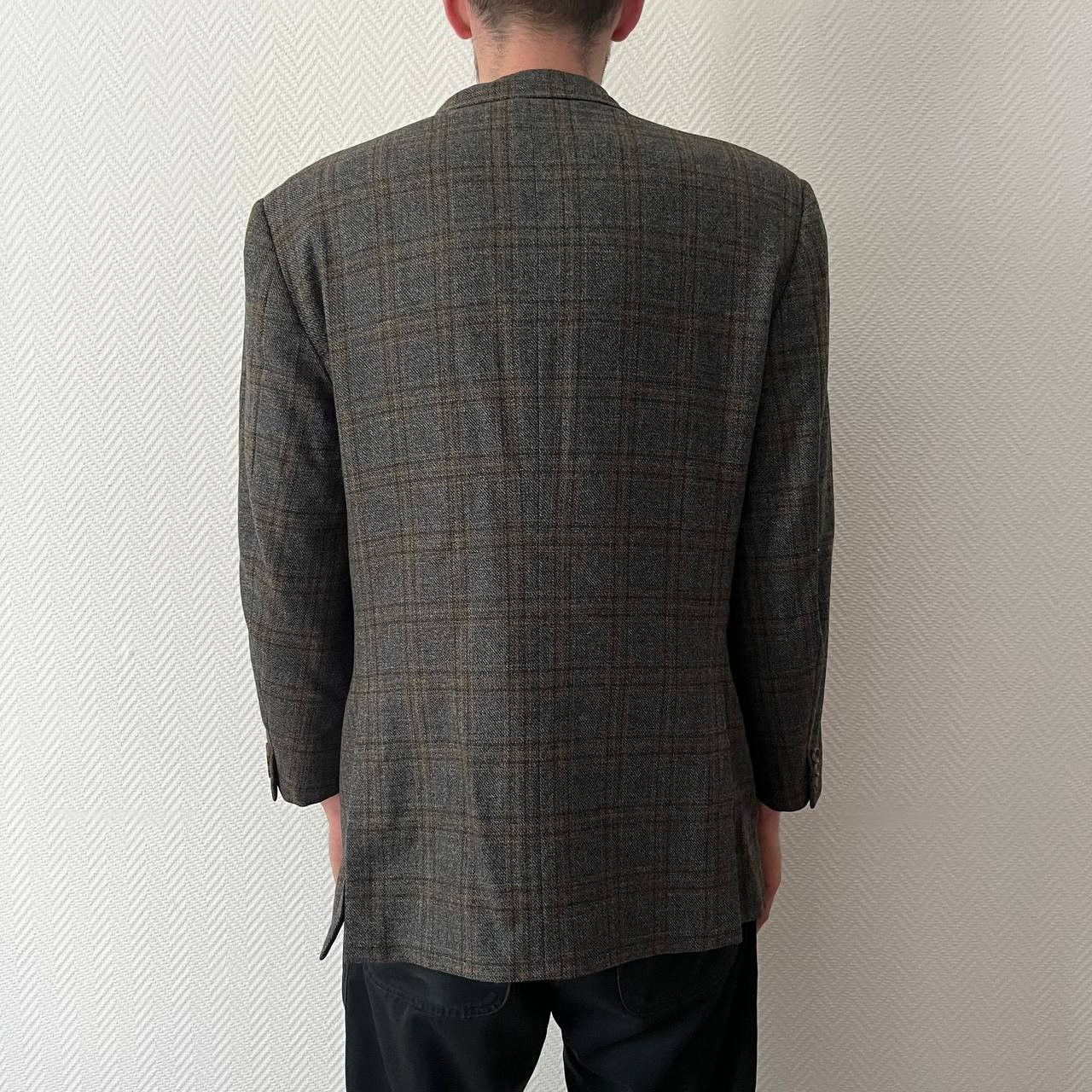 Trussardi × Vintage Vintage Trussardi Wool Italian Blazer Size 50R - 8 Thumbnail