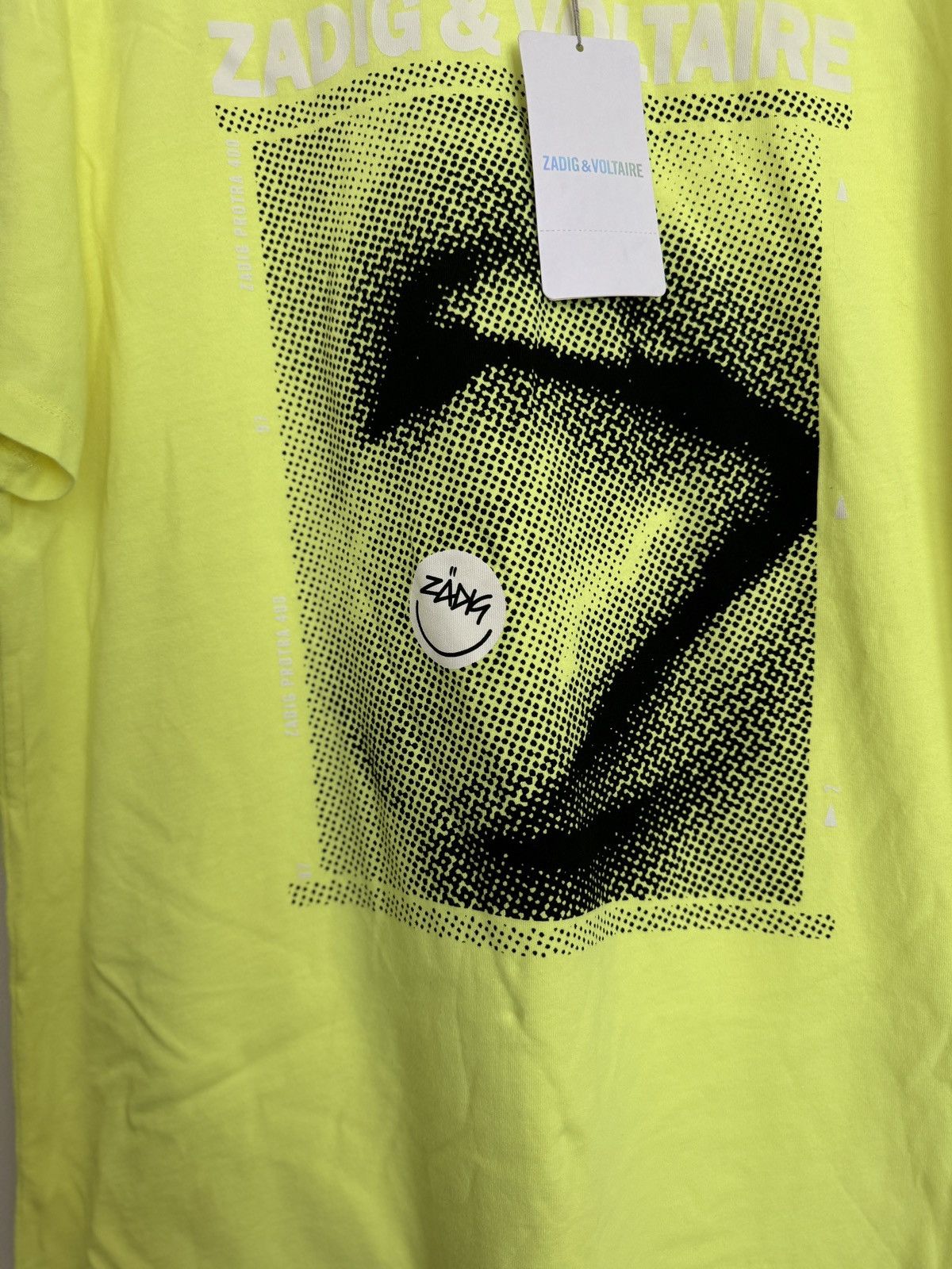 Zadig & Voltaire Zadig & Voltaire Ted Happy Photoprint T-Shirt Size M Size US M / EU 48-50 / 2 - 3 Thumbnail