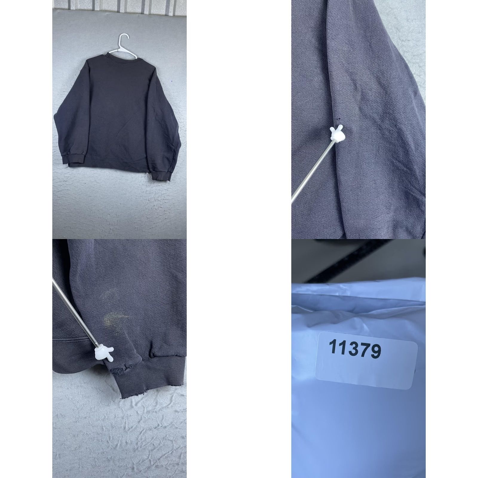 Nike VINTAGE Nike Sweatshirt Mens Large Gray Crewneck Pullover Fleece Swoosh Logo Size US L / EU 52-54 / 3 - 8 Thumbnail