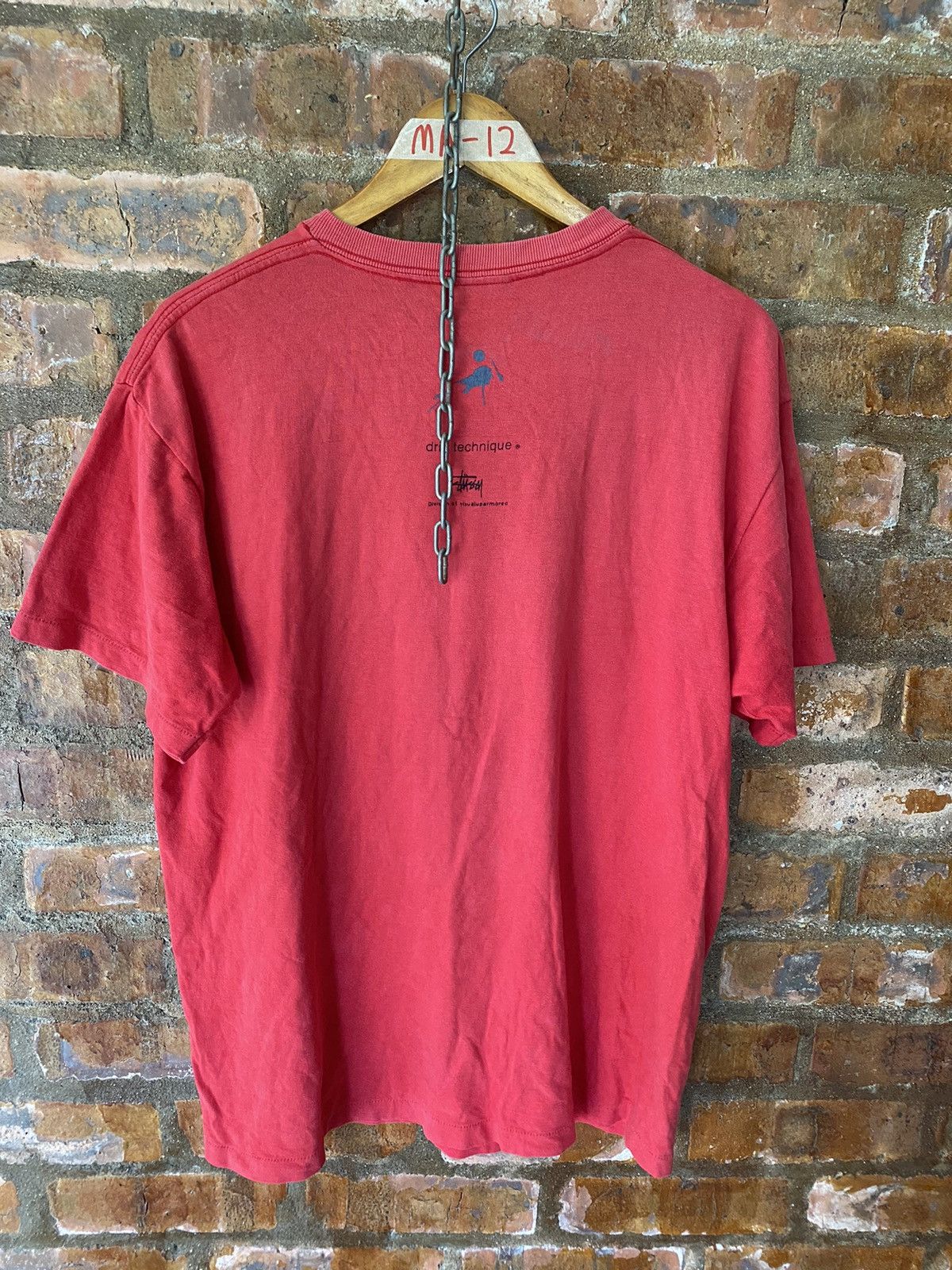 Stussy 1990s WTAPS X Stussy logo tee Size US XL / EU 56 / 4 - 10 Thumbnail