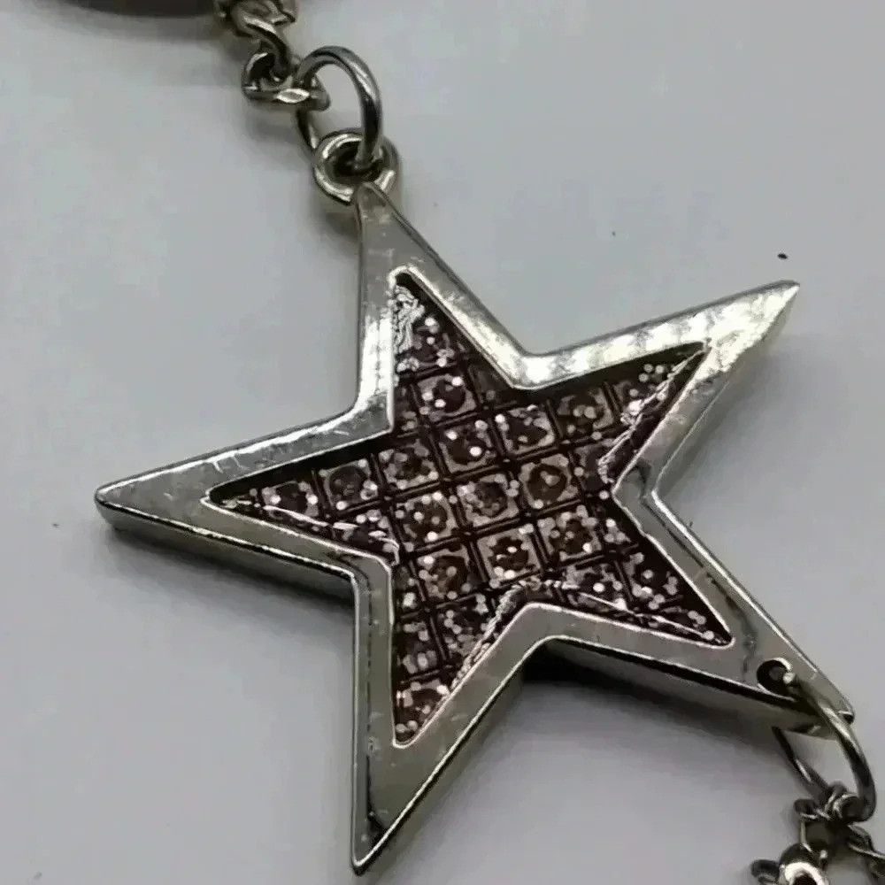 Designer Vintage 3 Star Silver Tone Key ring Size ONE SIZE - 2 Thumbnail