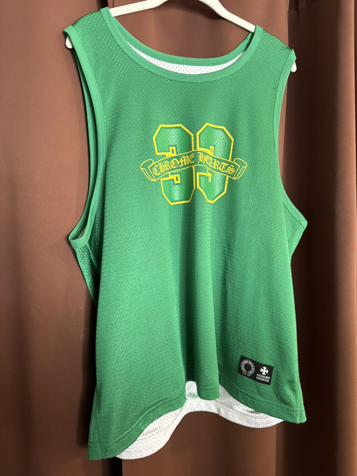 Chrome Hearts Matty Boy Green Basketball Jersey (L)