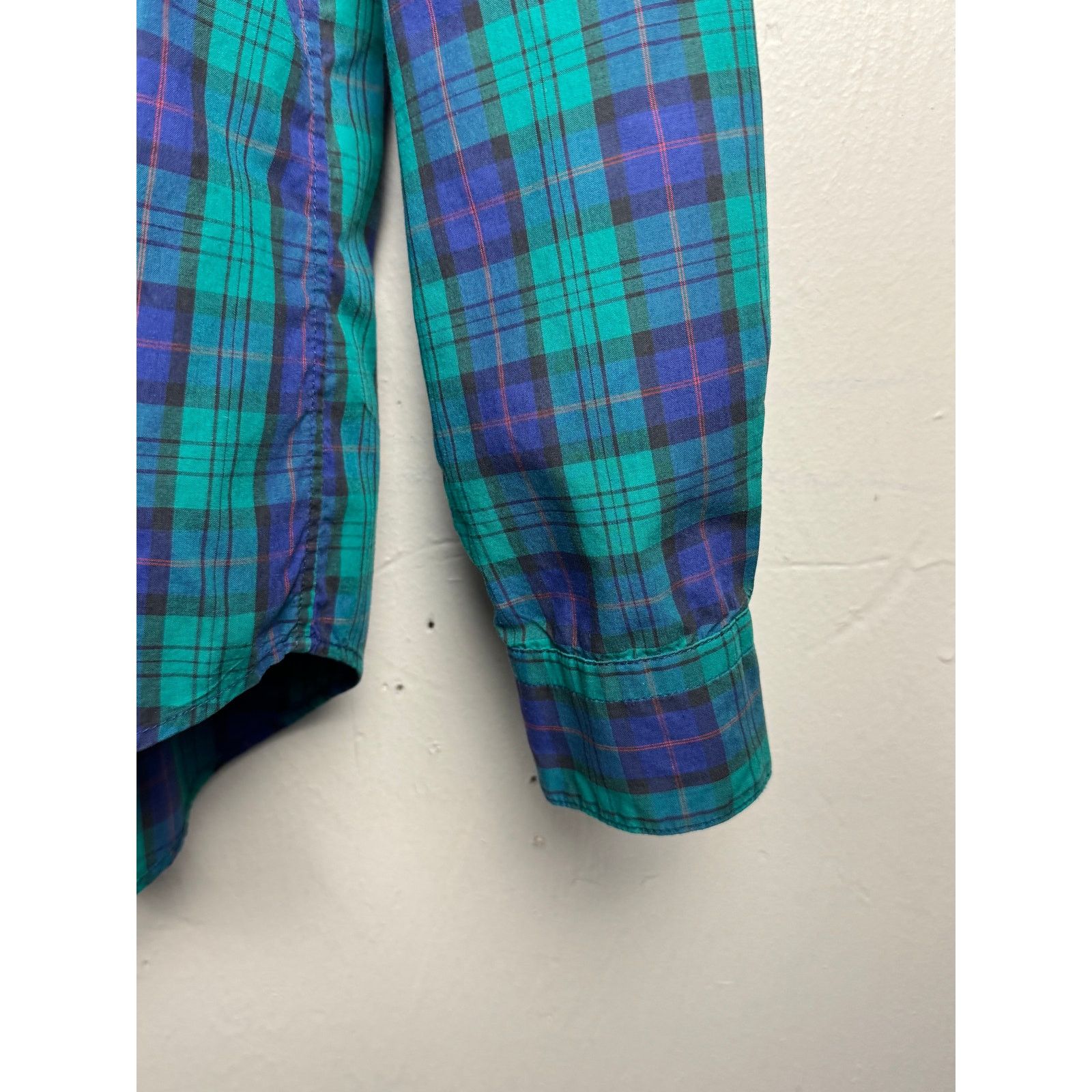 L.L. Bean L.L. Bean Youth Plaid Button-Up Shirt Made in USA 1980s-90s Size US M / EU 48-50 / 2 - 4 Thumbnail