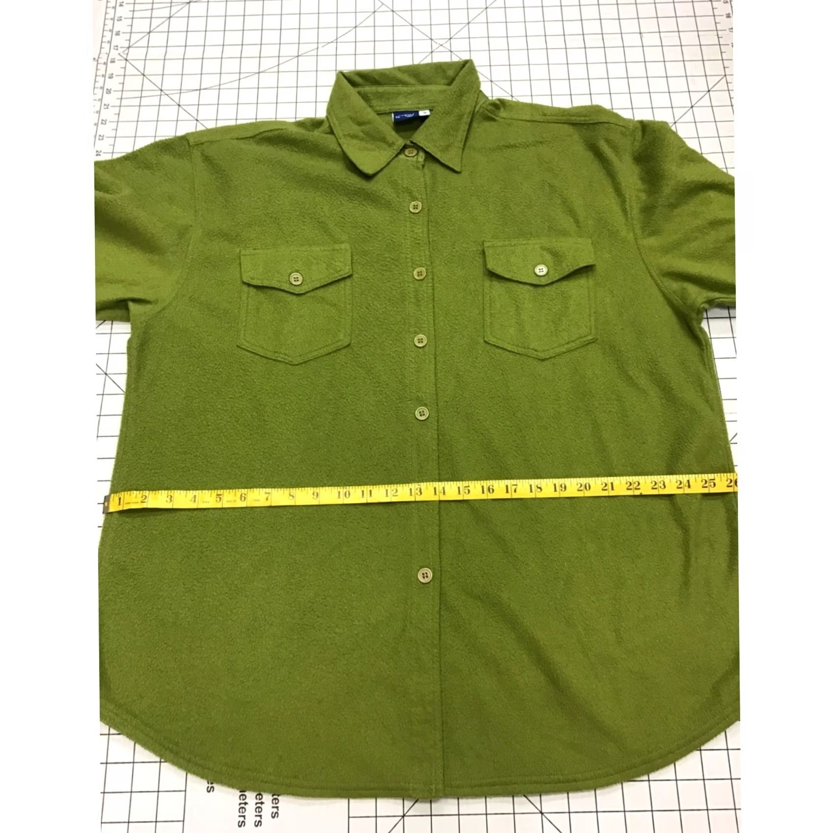 Vintage VINTAGE Venezia Jeans Women's Sherpa Button Up Jacket Green XL/2XL Womens Size XL / US 12-14 / IT 48-50 - 7 Thumbnail
