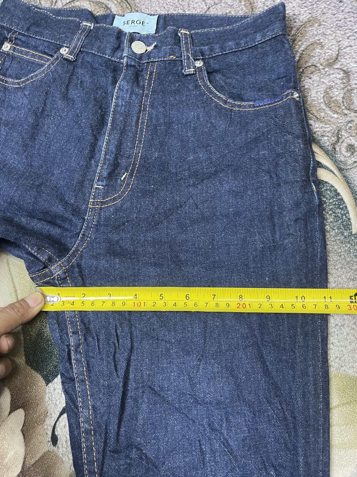 Japanese Brand Serge De Blue Jeans Streetwear Size 28" / US 6 / IT 42 - 12 Thumbnail