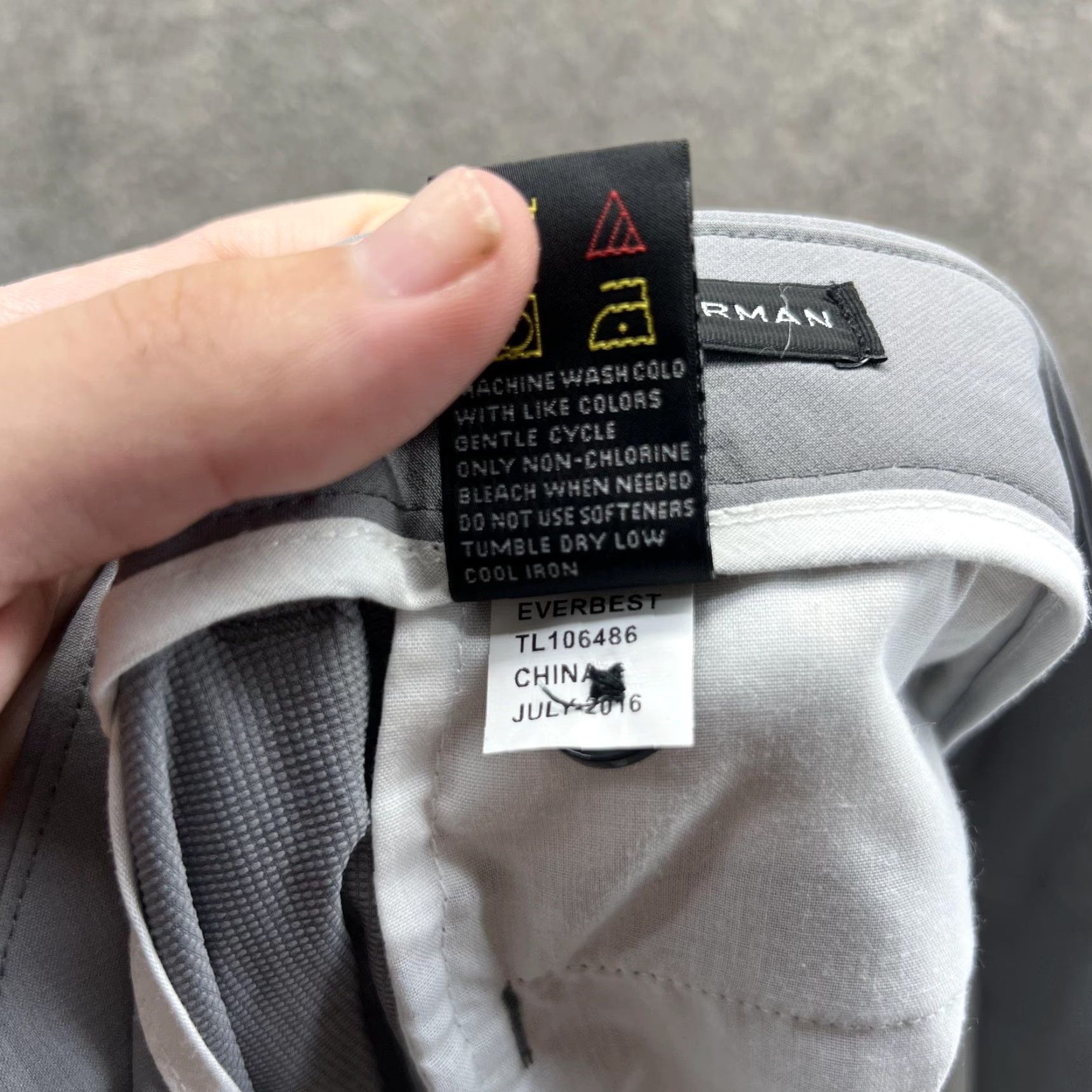Vintage Greg Norman Pants Mens 38x32 Gray Stretch Golf Trousers Lightweight Casual Shirt? Size US 38 / EU 54 - 2 Thumbnail