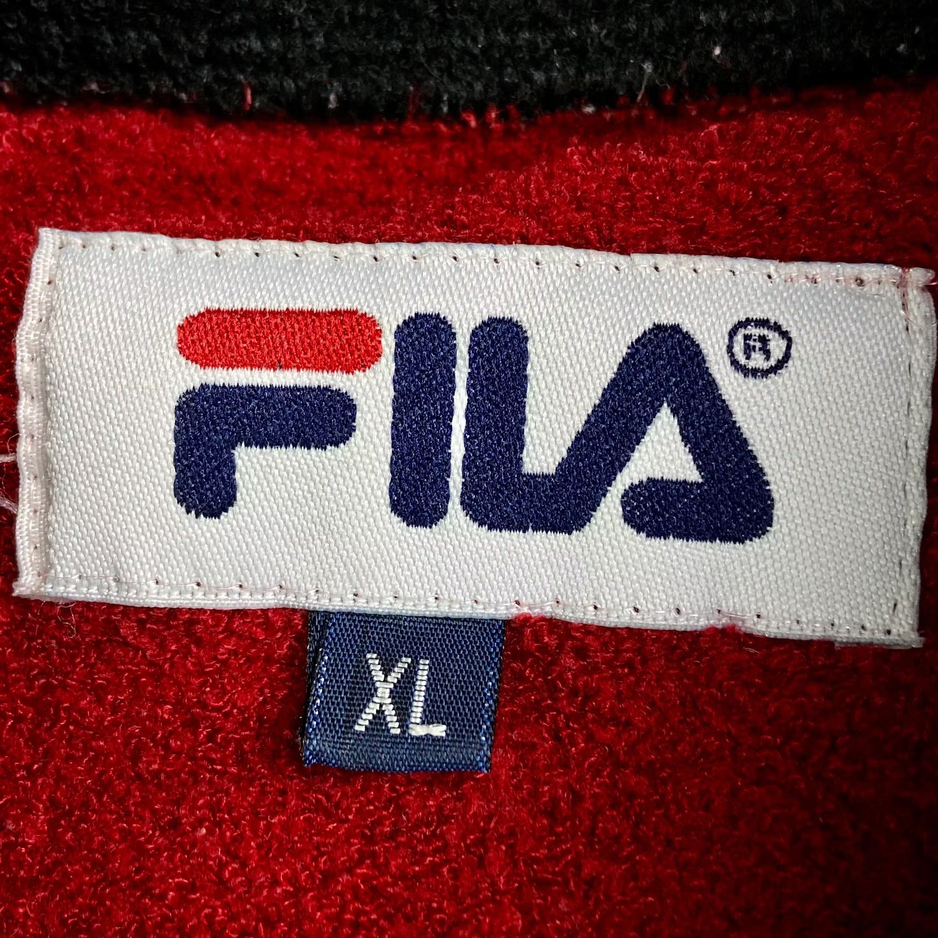 Fila × Vintage Mens Fleece Sweatshirt Fila Vintage Size XL Size US XL / EU 56 / 4 - 4 Thumbnail