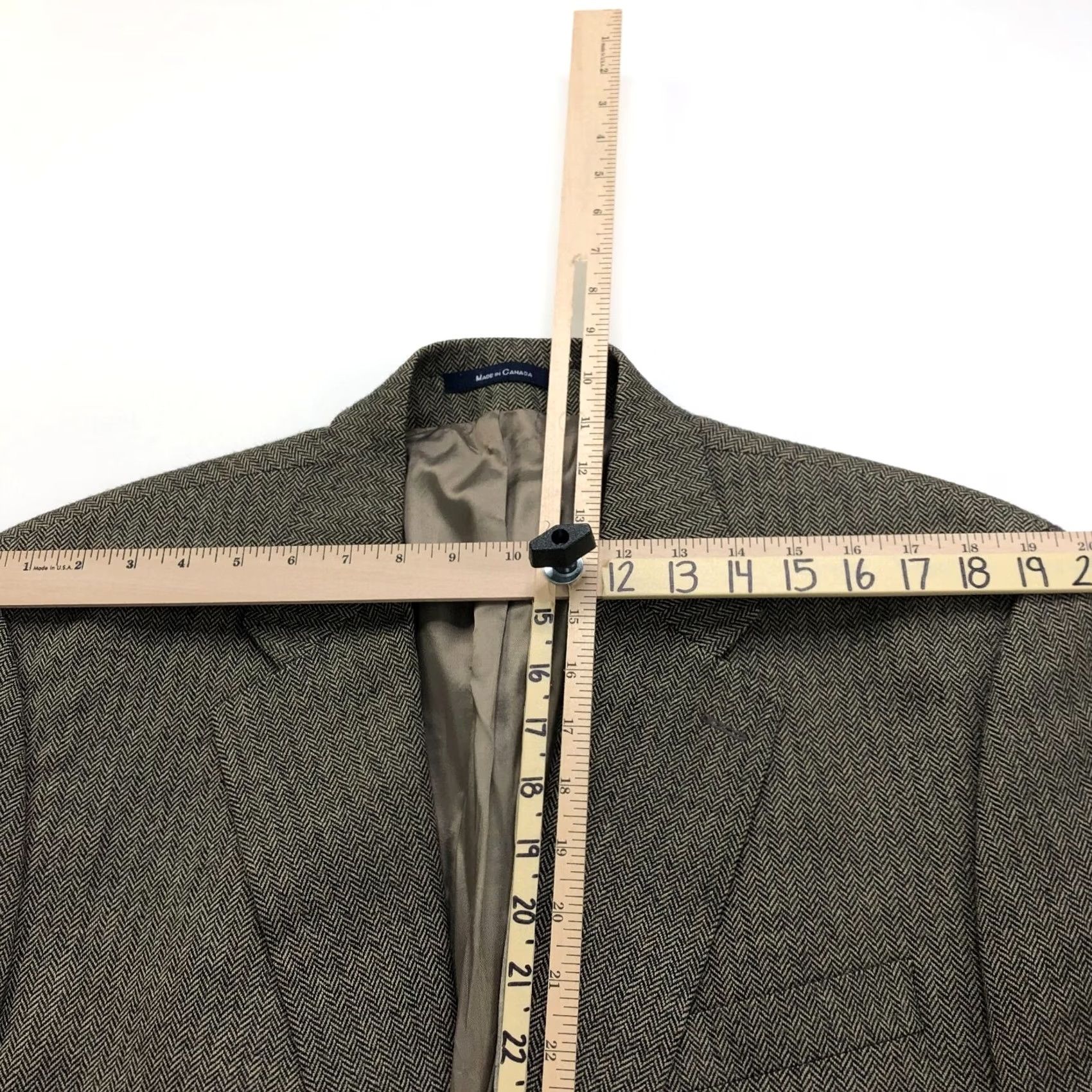 Ralph Lauren Ralph Lauren Polo University 44T Wool Herringbone Sport Coat Jacket Notch Lapel Single-Breasted 2-Button Dress Coat Mens DIV Size US XXL / EU 58 / 5 - 6 Thumbnail