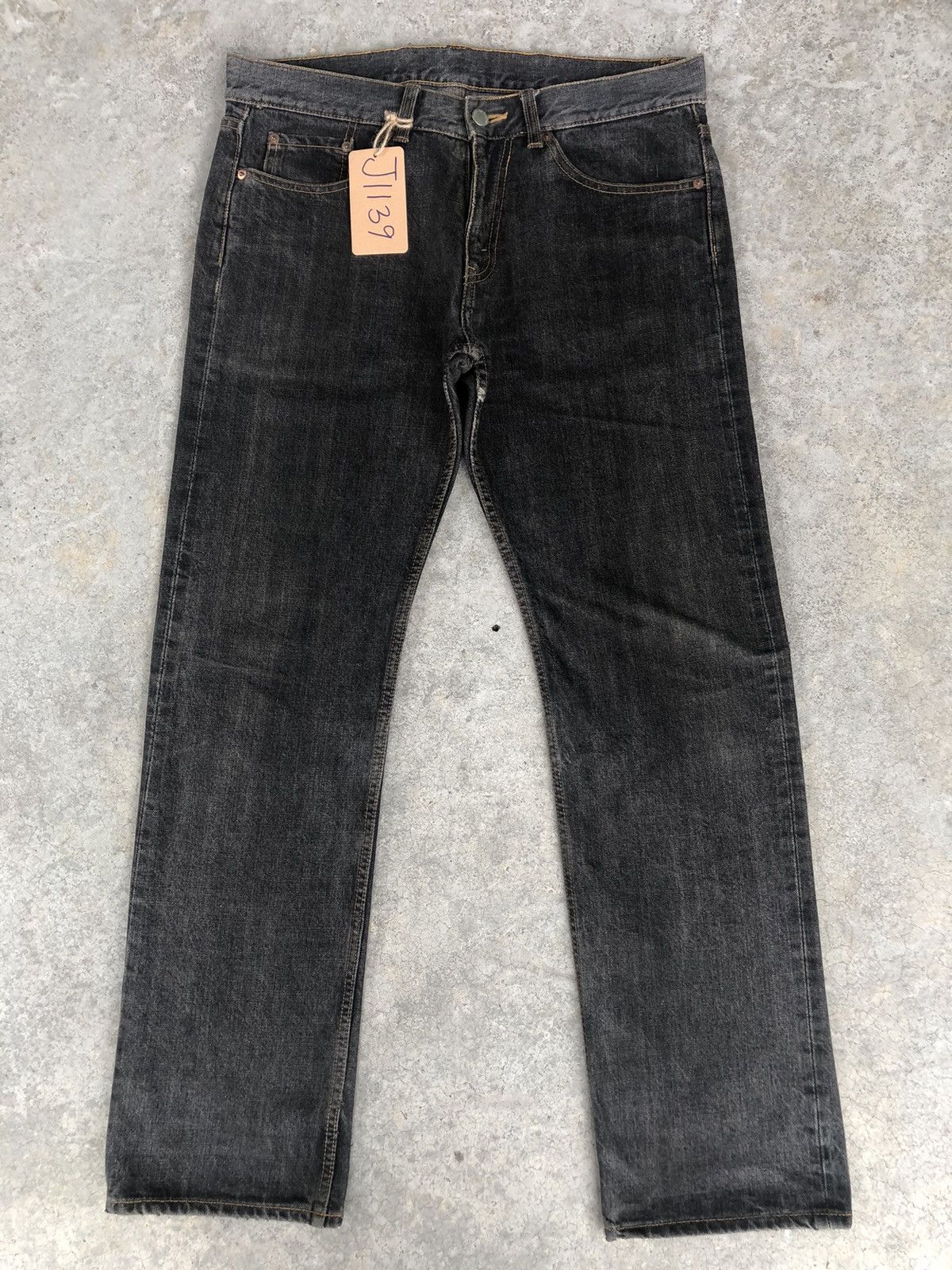 Comme des Garcons Homme Selvedge Denim Distressed Jeans