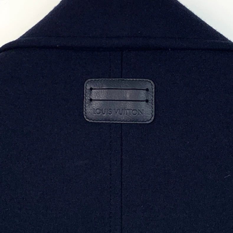 Louis Vuitton Louis Vuitton Dark Blue Wool Lapel Long Sleeve Jacket Size US S / EU 44-46 / 1 - 5 Thumbnail