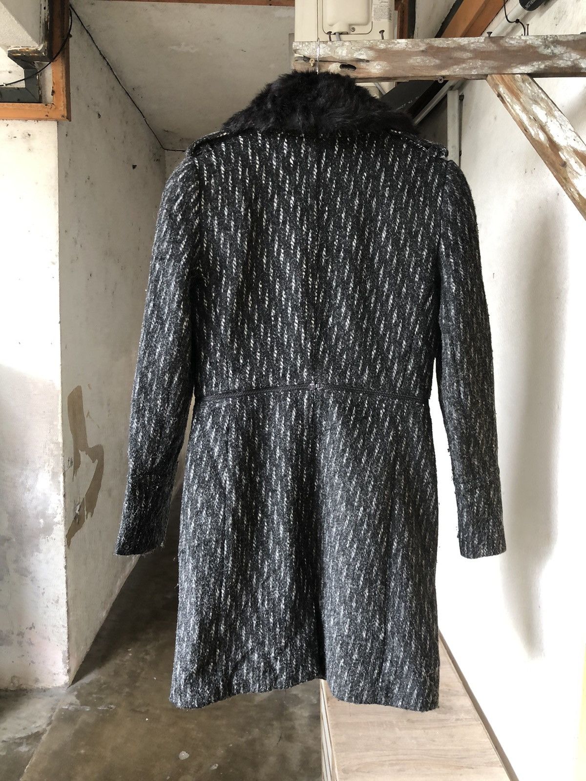 Armani Exchange Armani Exchange Collection Glen Plaid Wool Winter Coat Size XS / US 0-2 / IT 36-38 - 18 Thumbnail