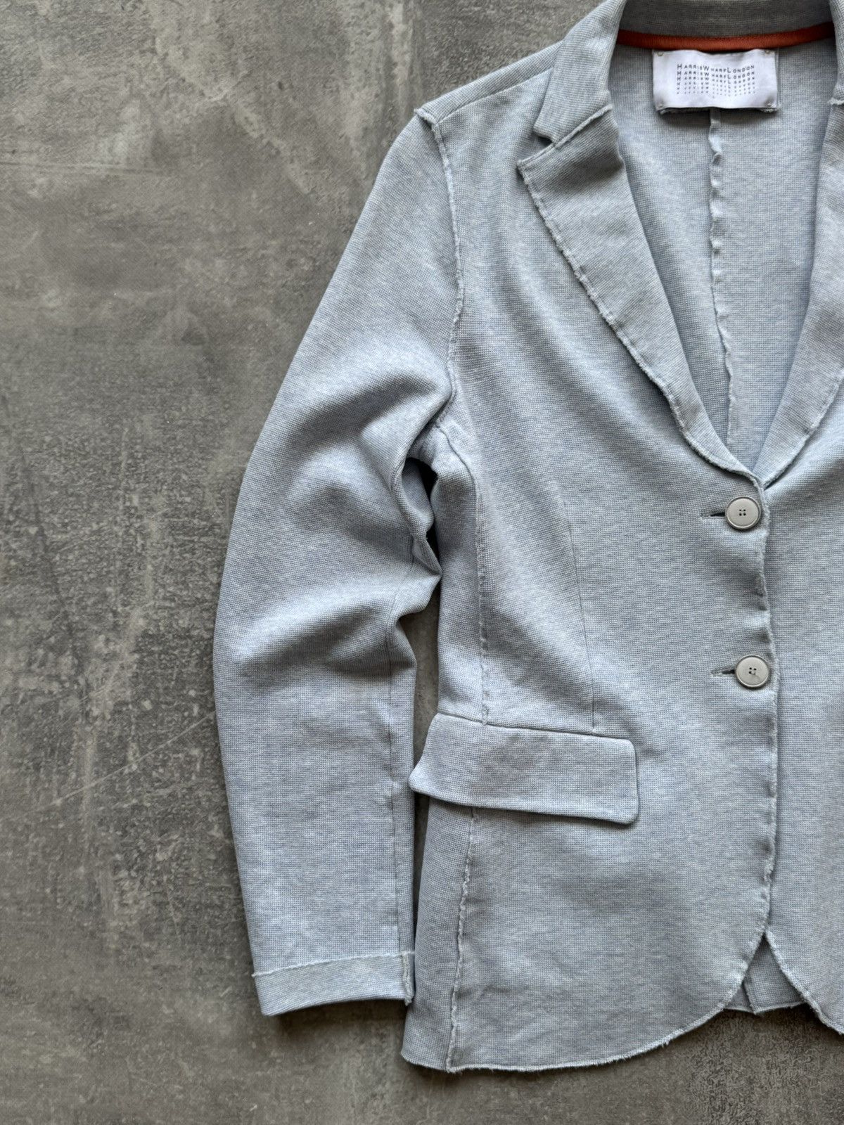 Harris Wharf London Harris Wharf London Women Light Blue Heather Blazer Size M / US 6-8 / IT 42-44 - 3 Thumbnail