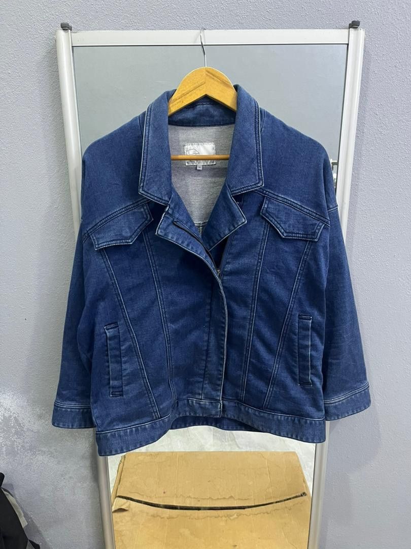 Japanese Brand BANILA B Korean Archive Denim Jacket Cropped Fit Size M / US 6-8 / IT 42-44 - 1 Thumbnail