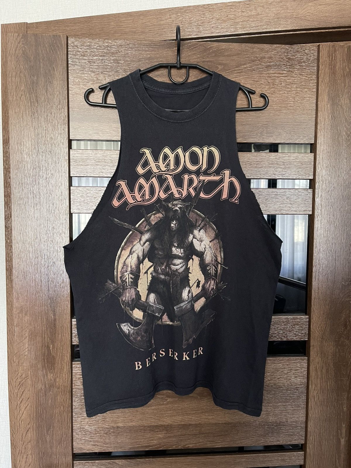 Band Tees Amon Amarth Berserker Vintage Rock Band T-Shirt Tee Tank Top Size US L / EU 52-54 / 3 - 3 Thumbnail
