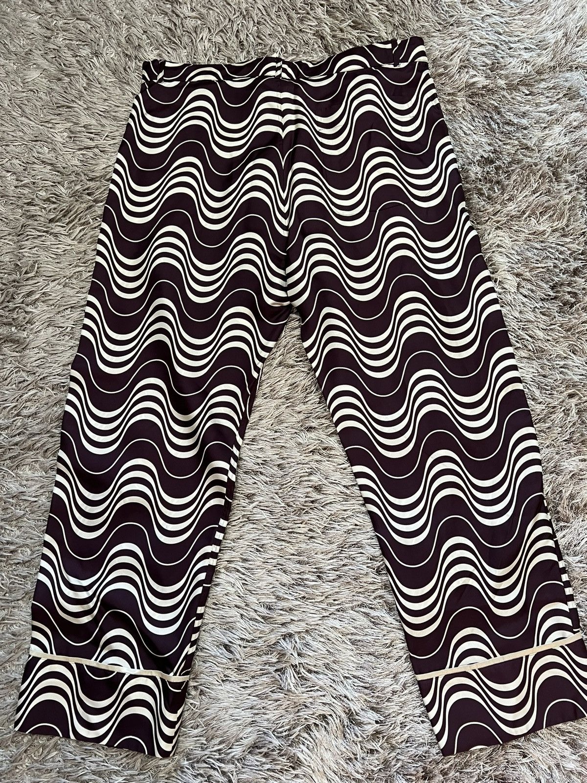 Marni [46IT] MARNI wave pattern silk pants Size US 31 - 3 Thumbnail