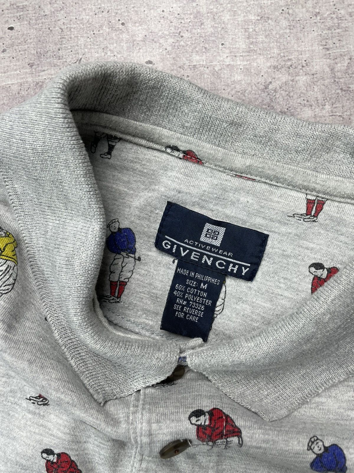 Givenchy × Vintage Vintage Givenchy Polo Shirt Monogram Golf Size US M / EU 48-50 / 2 - 7 Thumbnail