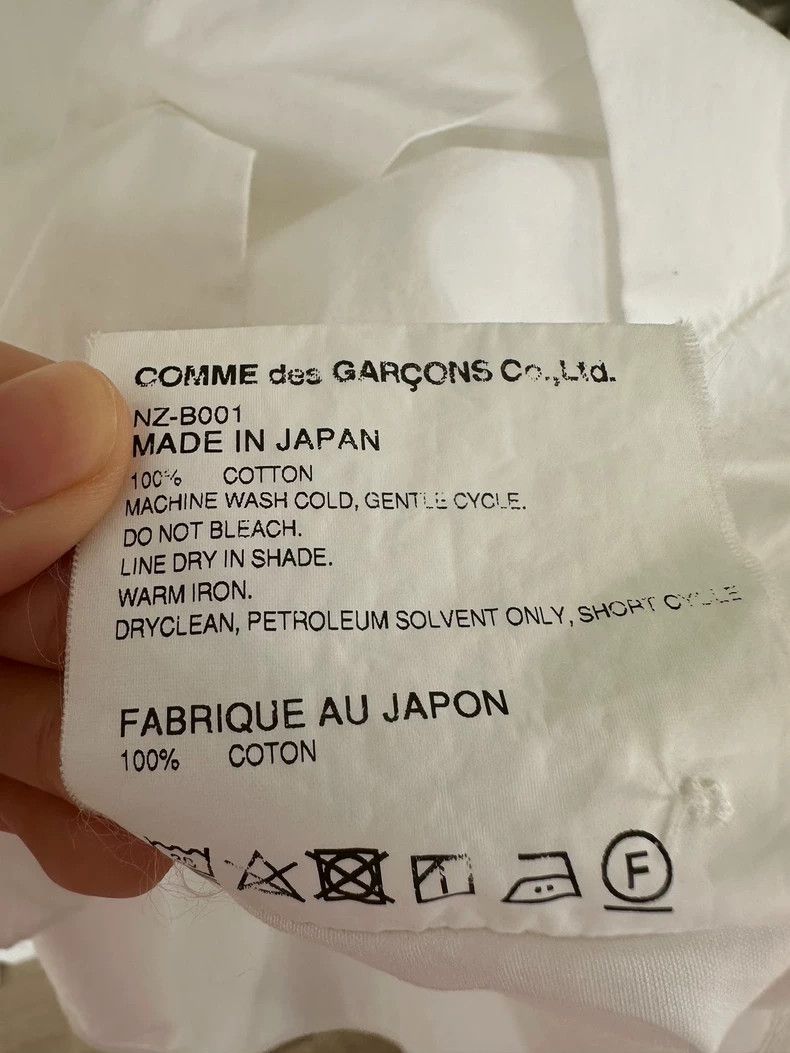 Comme des Garcons Comme Des Garcons Round neck white shirt Size XS / US 0-2 / IT 36-38 - 4 Thumbnail
