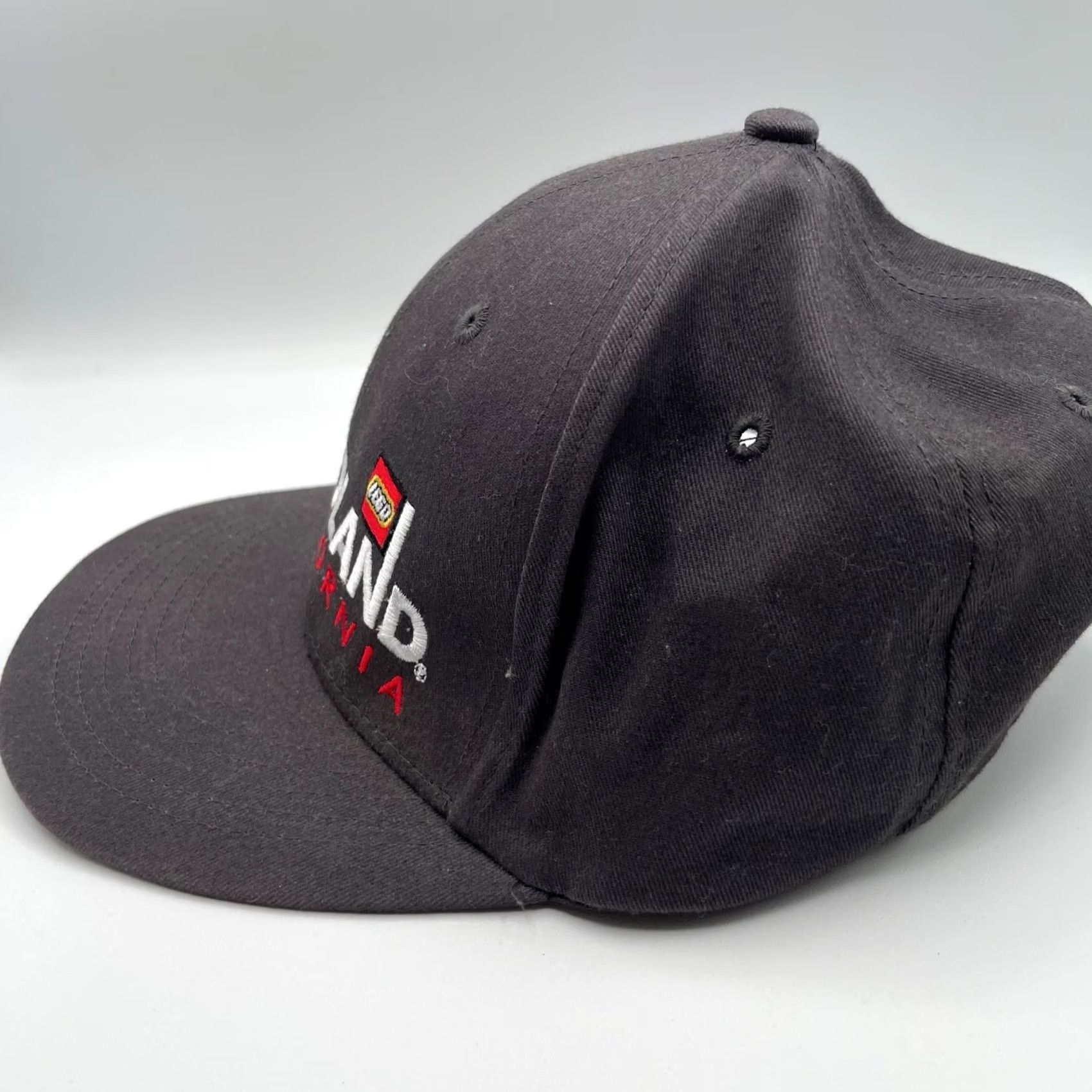 LEGO LEGO Hat Cap Mens Black Legoland California Eyelets Adjustable Snapback Baseball Cap Size ONE SIZE - 2 Thumbnail