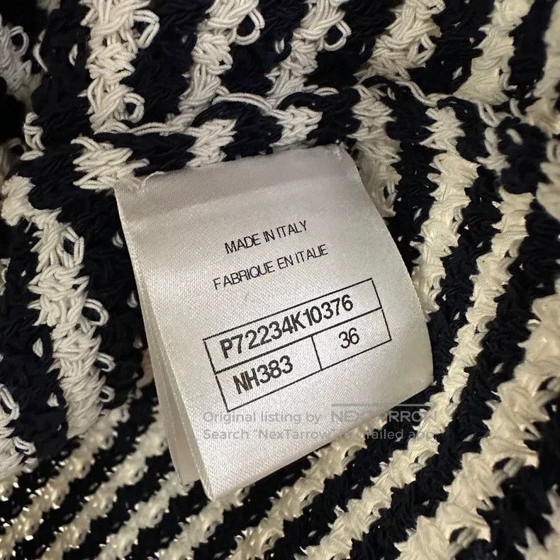 Chanel Chanel 22p black and white woven vest cardigan coat Size XS / US 0-2 / IT 36-38 - 4 Thumbnail
