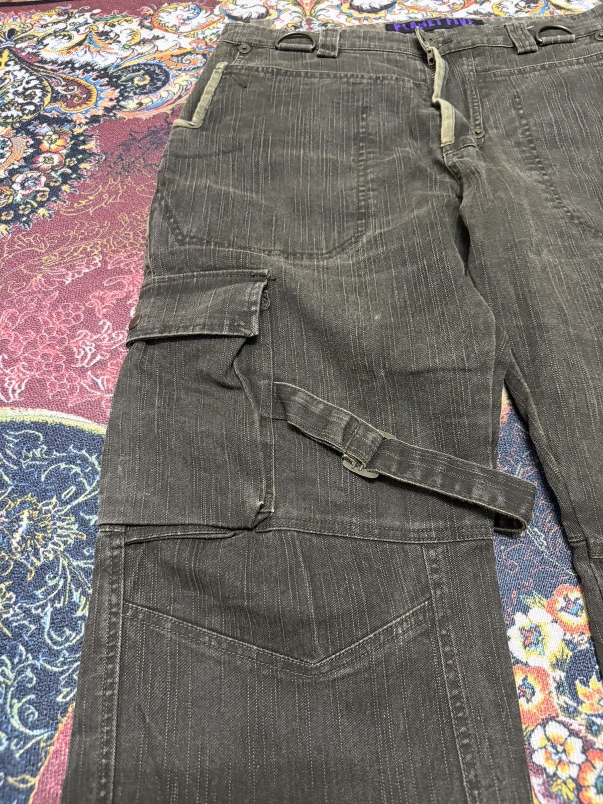 If Six Was Nine Planet Five Seditionaries Punk Cargo Pants Size US 34 / EU 50 - 7 Thumbnail