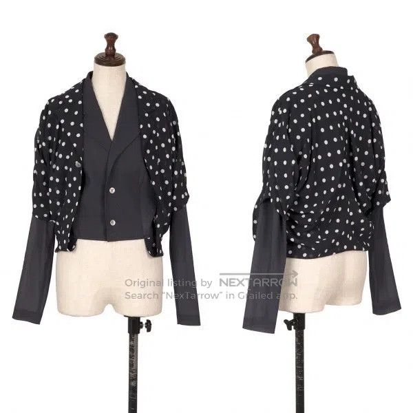Comme des Garcons Comme Des Garcons Dark vintage polka dot top Size XS / US 0-2 / IT 36-38 - 1 Thumbnail